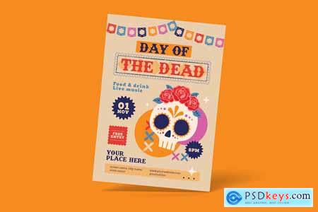 Day Of The Dead Flyer 2TKZQXD