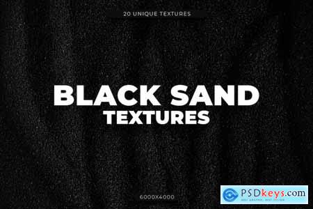 20 Black Sand Textures