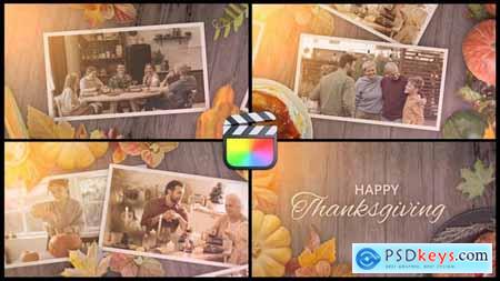 Thanksgiving Day Slideshow Opener for FCPX 48146833