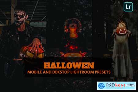 Halloween Lightroom Presets Dekstop and Mobile