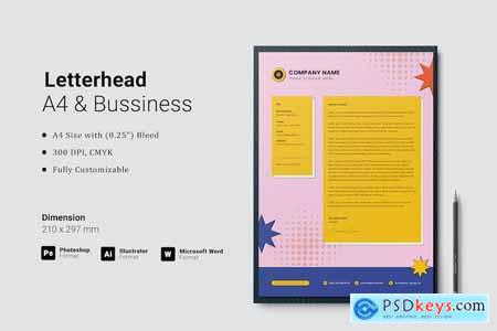 Creative Letterhead Template EHCDWPS