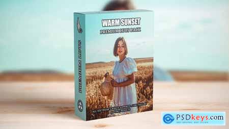 Warm Cinematic Summer Look Color LUTs Pack 48378118