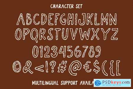 Dazzling Charm - Rough Display Font