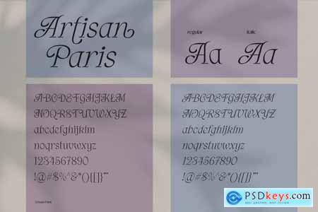 Artisan Paris Display Font