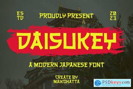 Daisukey - Modern japanese Font