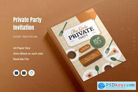 Private Party Event Invitation