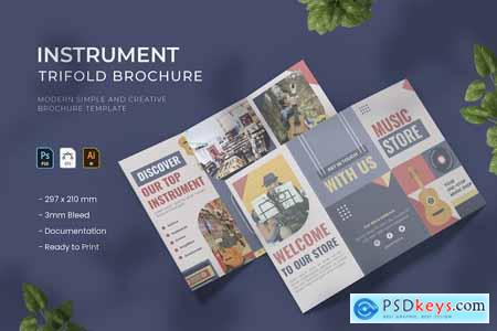Instrument Store - Trifold Brochure
