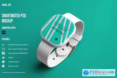 Smartwatch PSD Mockup