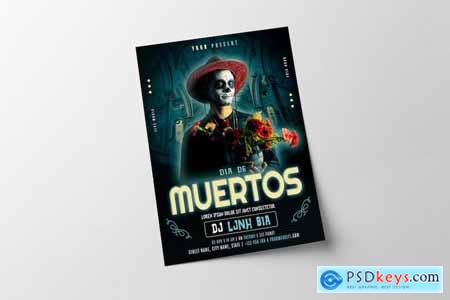 Dia de los Muertos Celebration Flyer 3875ACM