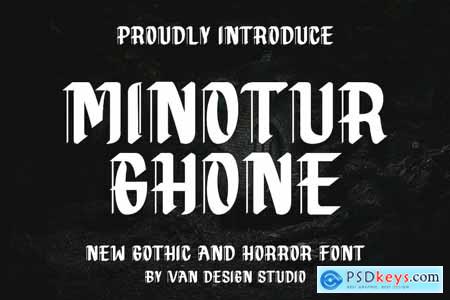 MINOTUR GHONE - Gothic Font