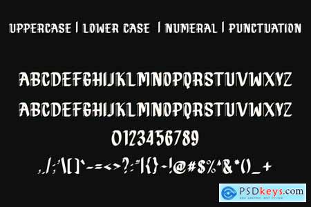 MINOTUR GHONE - Gothic Font