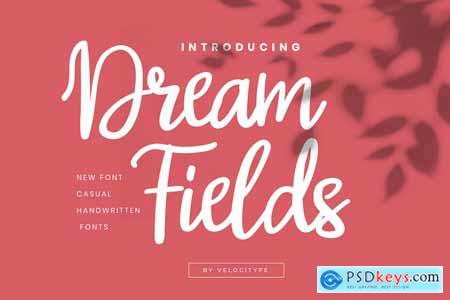 Dream Fields - Handwritten Script fonts