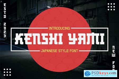 Kenshi Yami - Japanese Style Font