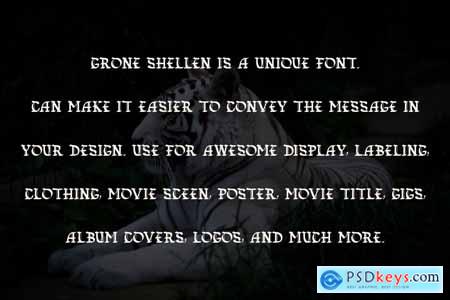 GRONE SHELLEN - Gothic Font