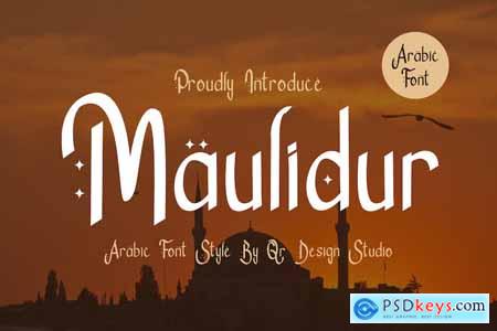 Maulidur - Arabic Font