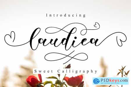 Laudiea - A Lovely Script Font