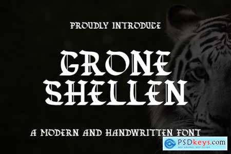 GRONE SHELLEN - Gothic Font