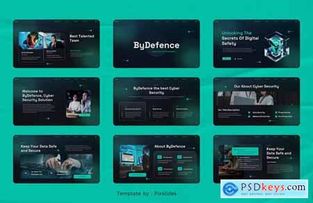 ByDefence - Cyber Security PowerPoint Template