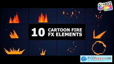 Cartoon Fire FCPX 48172636