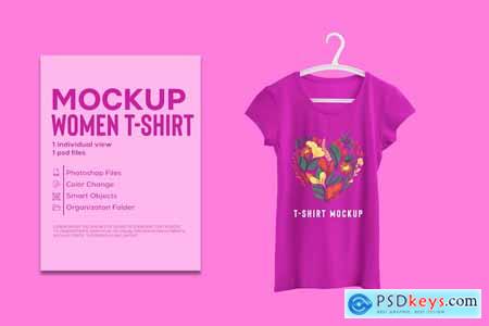 Women T-shirt Mockup