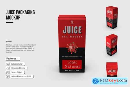 Juice Packaging Mockup