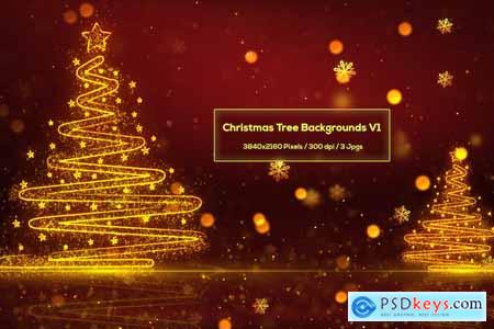 Christmas Trees Backgrounds V1 JC8XBX2