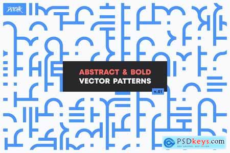 Abstract & Bold Vector Patterns V01