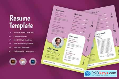 Hoke Creative Resume & CV Template