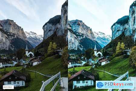 12 Swiss Alps Lightroom Presets