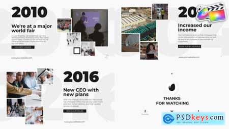 Clean Corporate Timeline Presentation for FCPX 48310653
