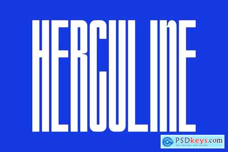 Herculine - Condensed Font