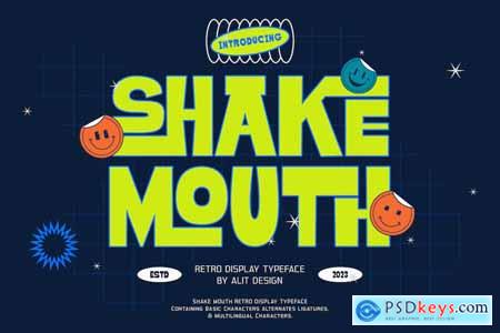 Shake Mouth Typeface