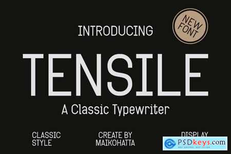 Tensile - Classic Typewriter