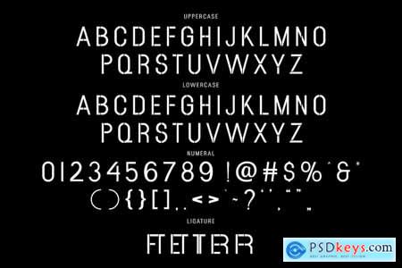 GATTERA A Unique Sans Serif Typeface