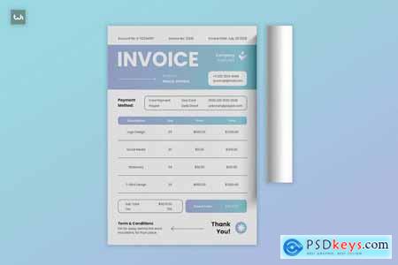 Gradient Modern Invoice 002
