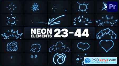 Neon Elements for Premiere Pro 48310944