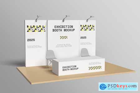 Exhibition Booth Minimalist Mockup