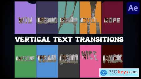 Vertical Text Transitions After Effects 48522275