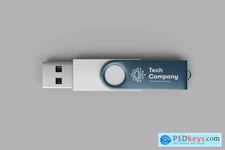 USB Flash Drive Mockup