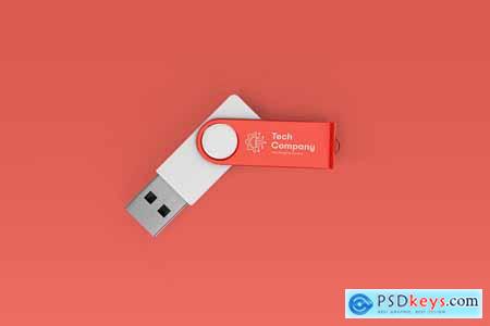 USB Flash Drive Mockup