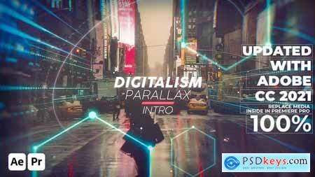 Digitalism Parallax Intro Premiere Pro Template 48447204