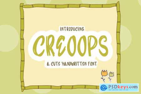 Creoops - Cute Font