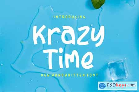 Krazy Time - Handwritten Font