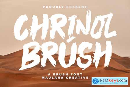 Chrinol Brush Font