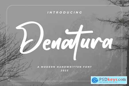 Denatura - Bold Script Font