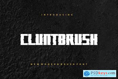 Cluntbrush - Font