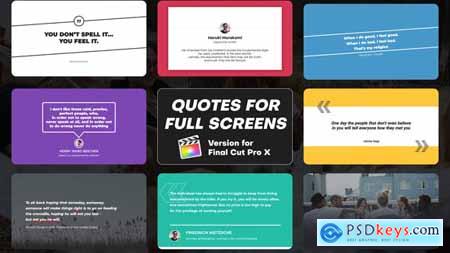 Quotes for Full Screens FCPX 48433447