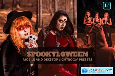 Spookyloween Lightroom Presets Dekstop and Mobile
