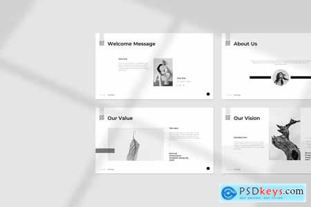 Vota Minimal Presentation Template