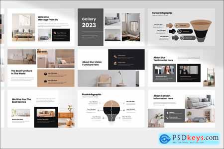 Professional Furniture PowerPoint Template